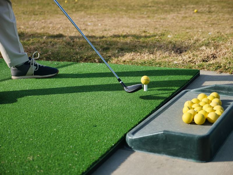 Artificial turf crew working near Sioux Falls